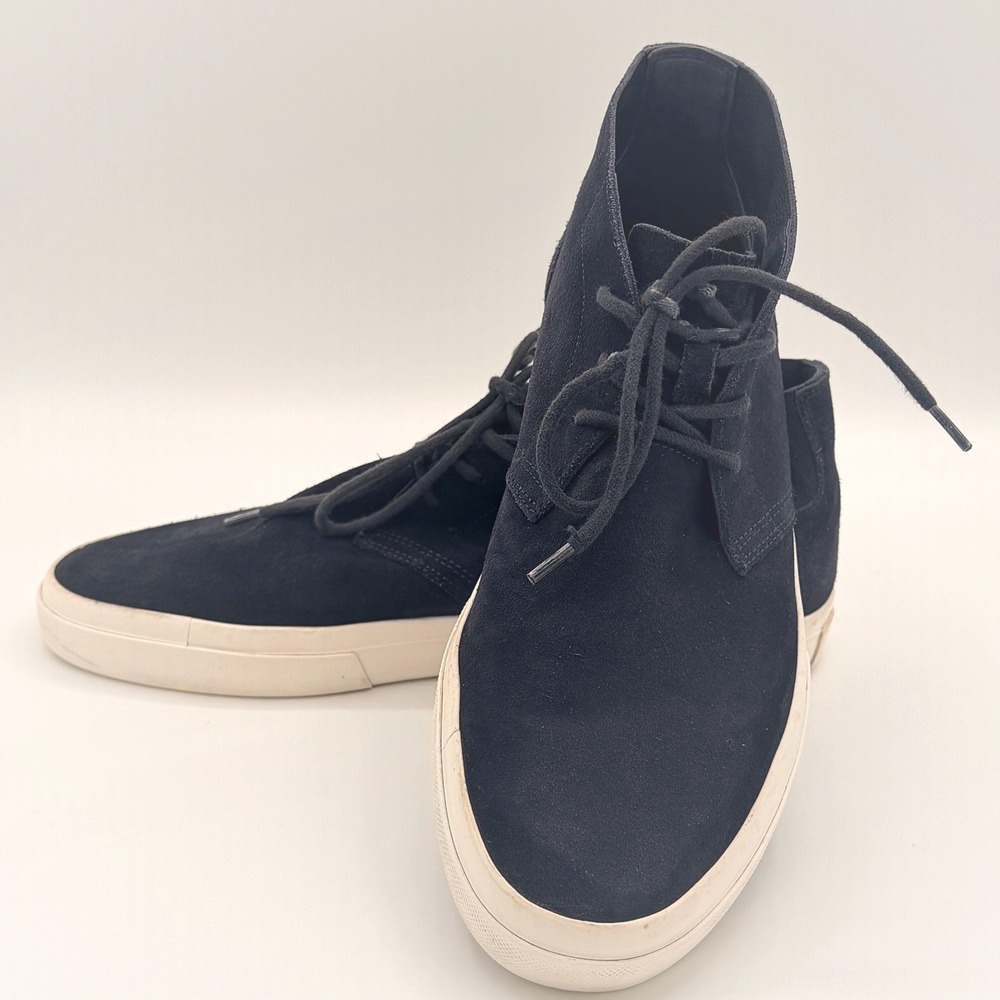 Vince Faldo Mens 9.5M Blue Suede Abe Chukka Boots Sneakers Shoes Casual‎ Career